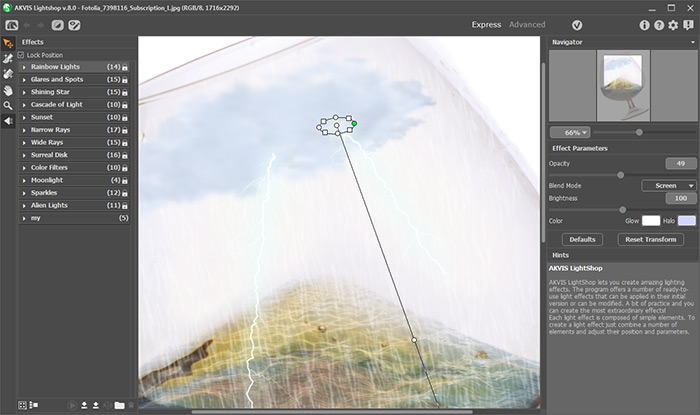 LightShop Effects