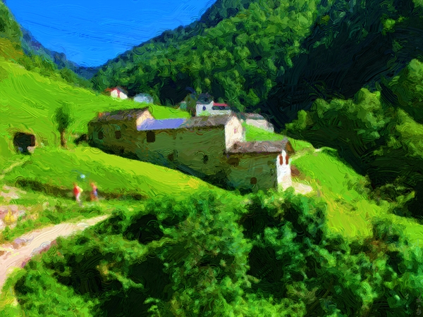Paesaggio (Pittura ad olio)