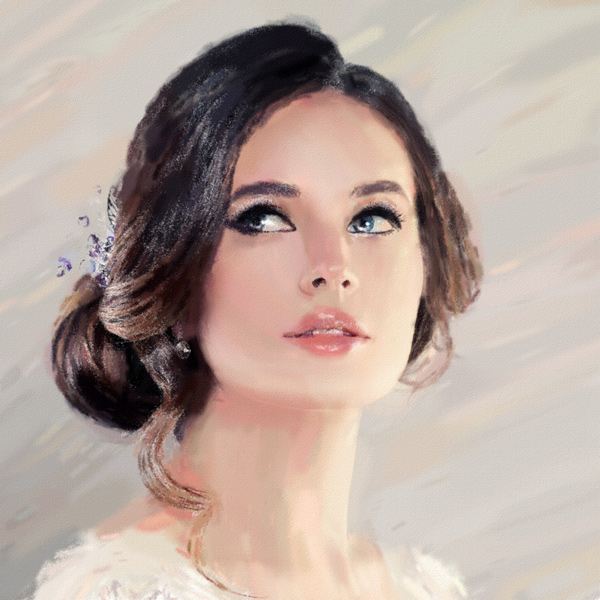 Effet de peinture au pastel
