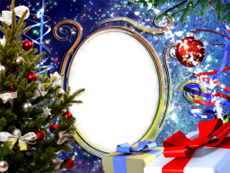 Bilderrahmen : Weihnachtspaket
