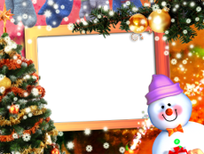 Bilderrahmen : Weihnachtspaket